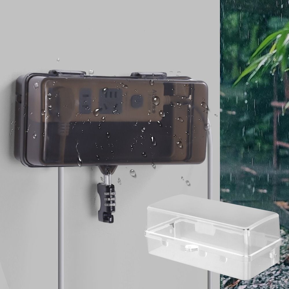 Outdoor Power Box Cover - صندوق بلاستيكي متين مضاد للسرقة ومقاوم