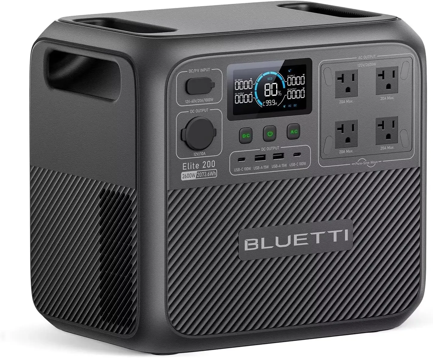 Outdoor Power Outlet - محطة طاقة محمولة BLUETTI Elite 200