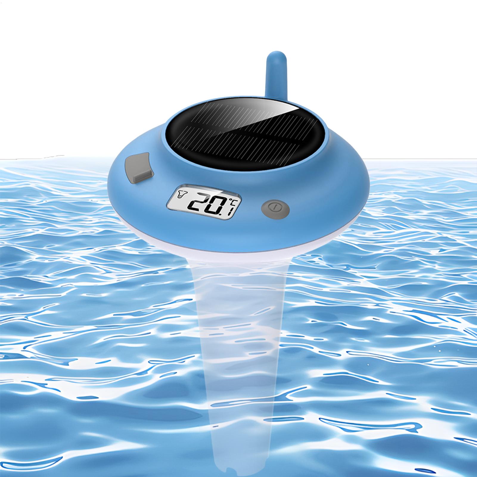 Outdoor Power For Hot Tub - ترمومتر رقمي عائم يعمل بالطاقة الشمسية