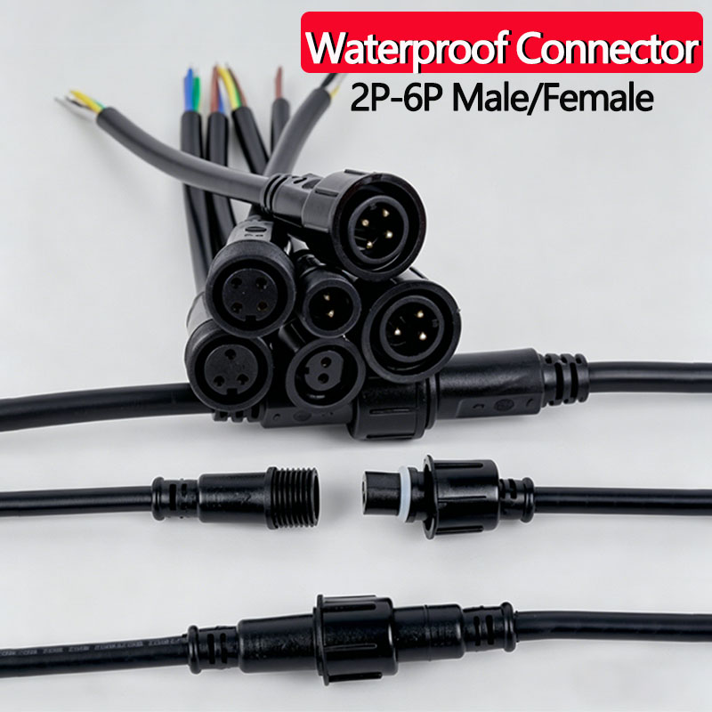 Outdoor Power Outlet - مجموعة موصلات أسلاك مقاومة للماء 2/3/4/5/6