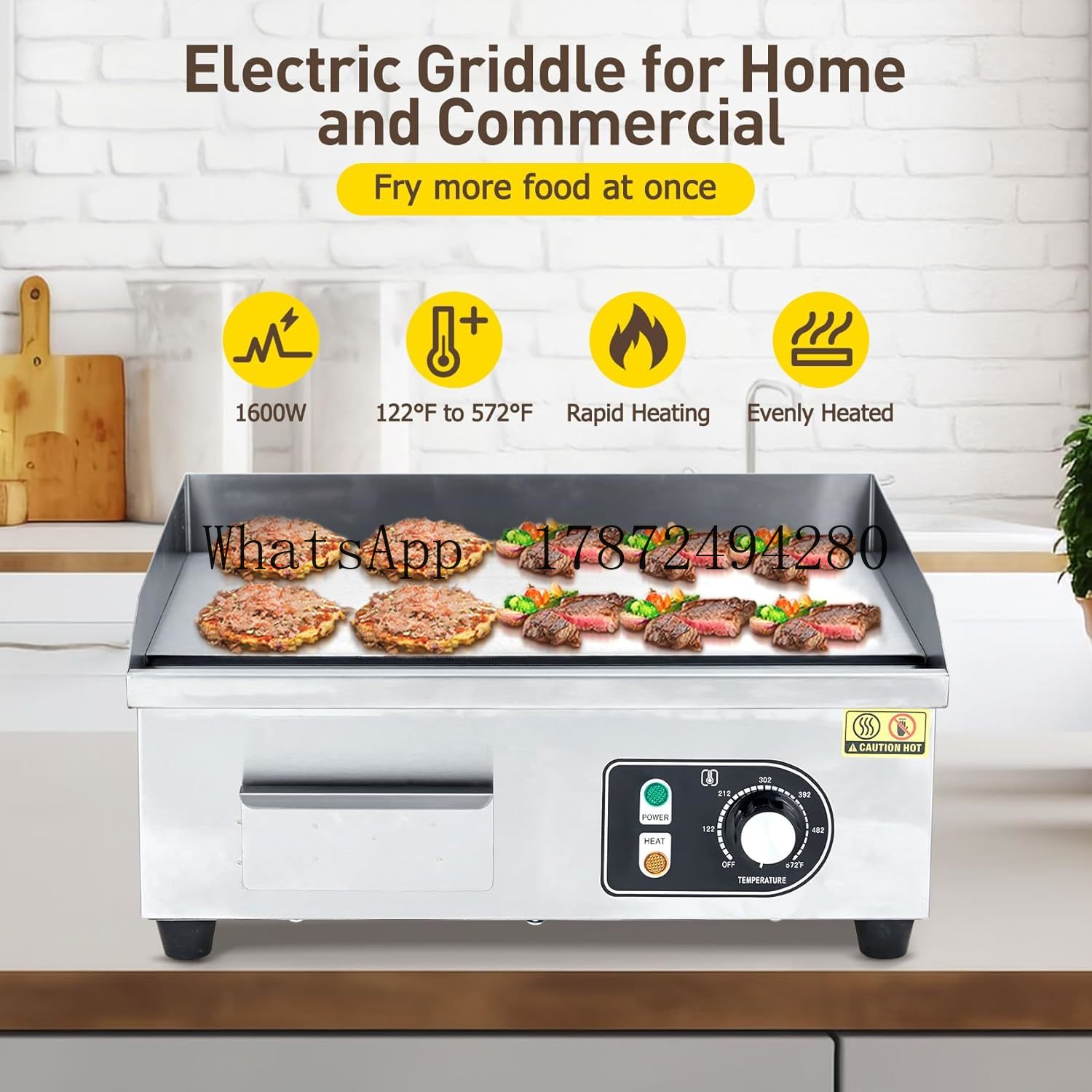 Outdoor Power Grill - شواية كهربائية مقاس 30 بوصة للطهي