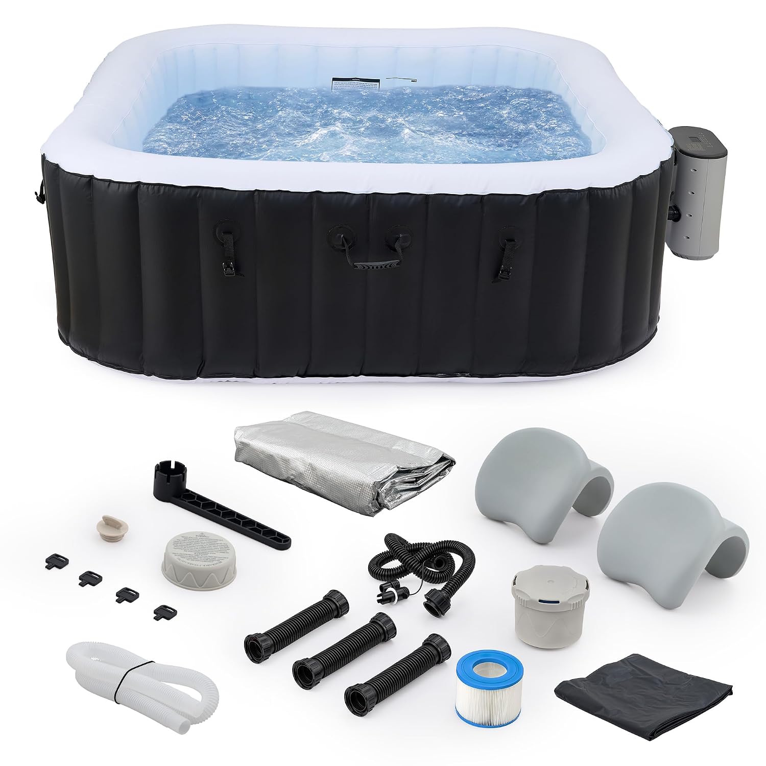 Outdoor Power For Hot Tub - حوض استحمام قابل للنفخ بطول 6.5