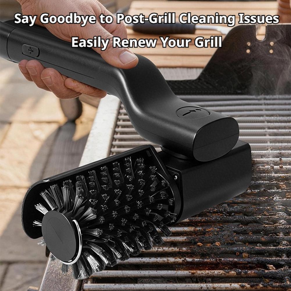 فرشاة تنظيف شواية كهربائية لاس - مراجعة Outdoor Power Grill وسعره