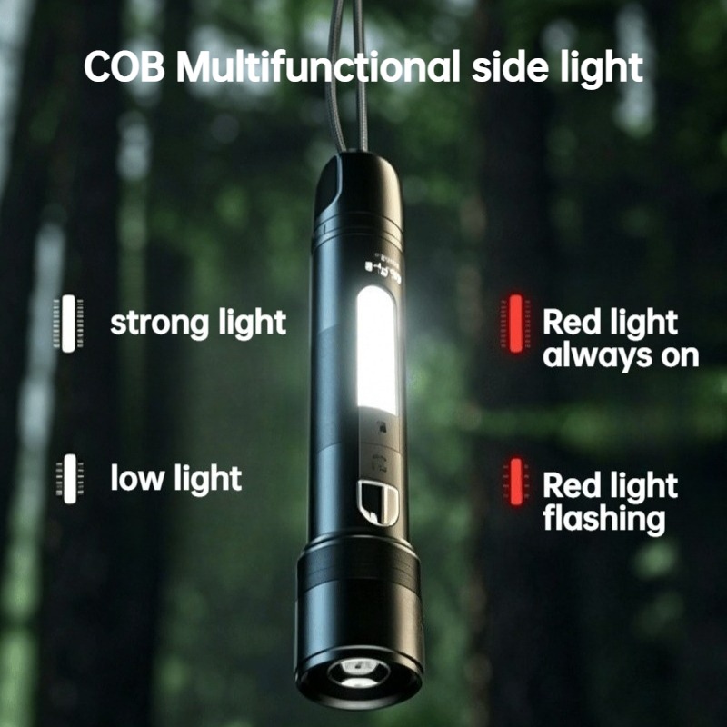 مصباح يدوي LED متعدد الوظائف ق - مراجعة Outdoor Power Lights وسعره