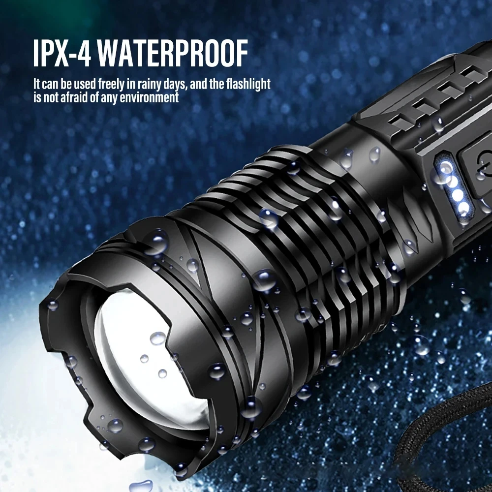 مصباح يدوي LED قوي قابل لإعادة - مراجعة Outdoor Power Lights وسعره