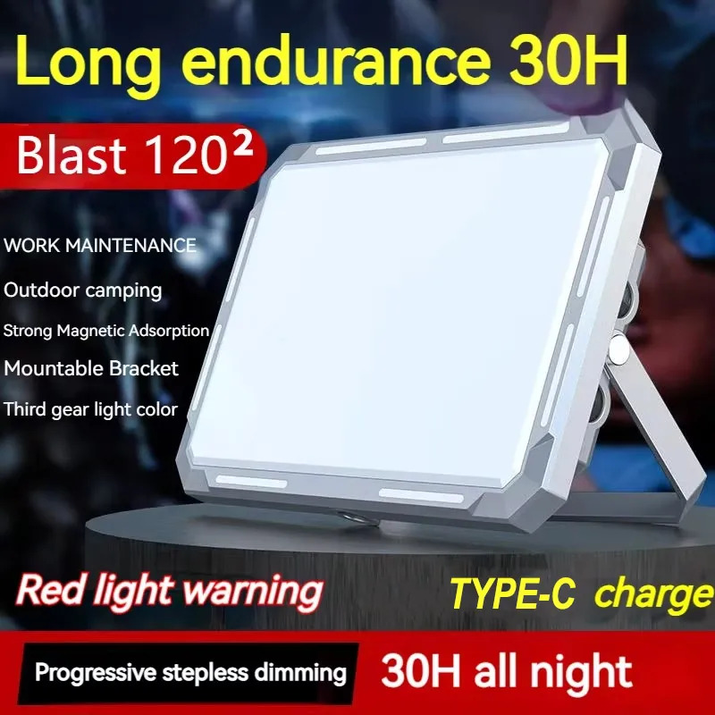 LED التخييم خيمة ضوء كشاف قابل - مراجعة Outdoor Power Lights وسعره