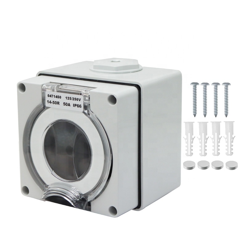 50 أمبير مولد RV صندوق مداخل ا - مراجعة Outdoor Power Outlet وسعره