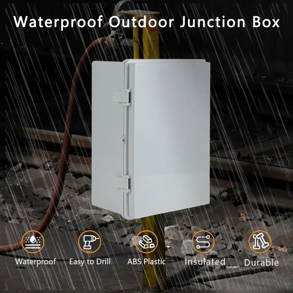 في الهواء الطلق IP66 Abs قطعة  - مراجعة Outdoor Power Box Cover وسعره