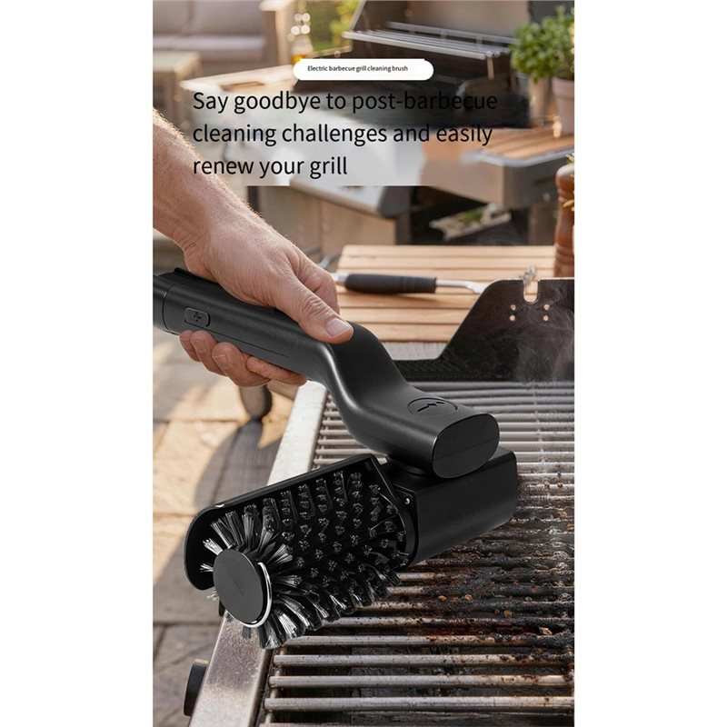 فرشاة شواء كهربائية قوية برأس  - مراجعة Outdoor Power Grill وسعره