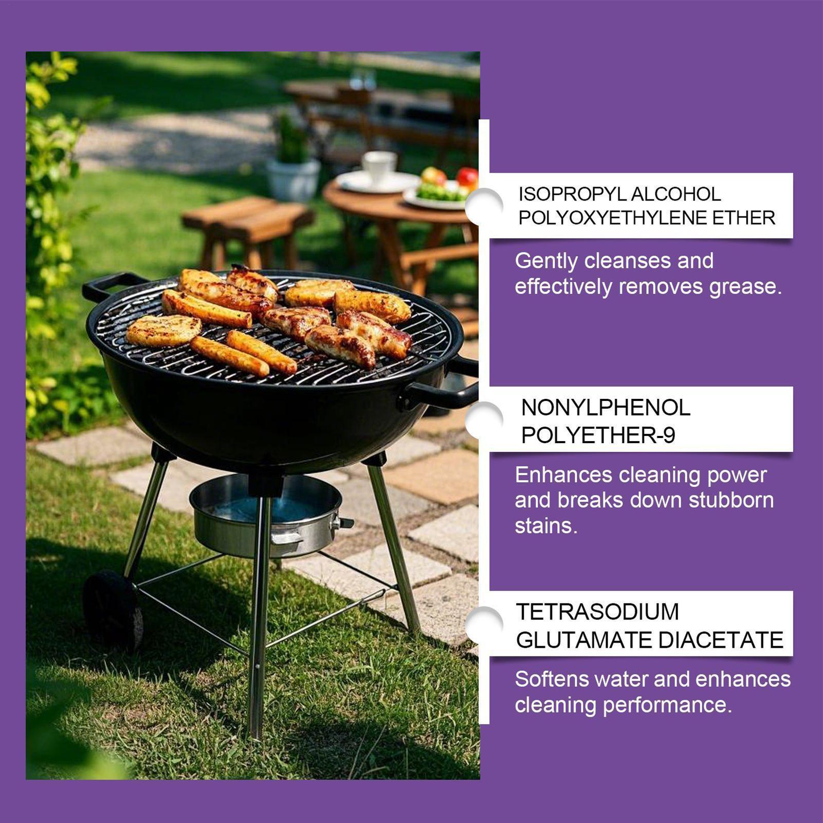 منظف شواية ومقلاة قوي، محلول ت - مراجعة Outdoor Power Grill وسعره