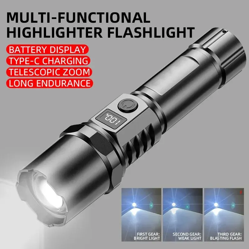 مصباح يدوي قوي LED محمول قابل  - مراجعة Outdoor Power Lights وسعره