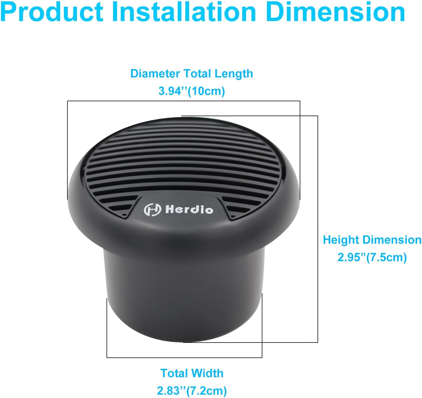 Herdio 2 قطعة 3 ''بلوتوث مكبرا - مراجعة Outdoor Power For Hot Tub وسعره