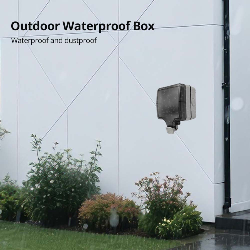 Wallpad IP66 صندوق خارجي مقاوم - مراجعة Outdoor Power Outlet وسعره