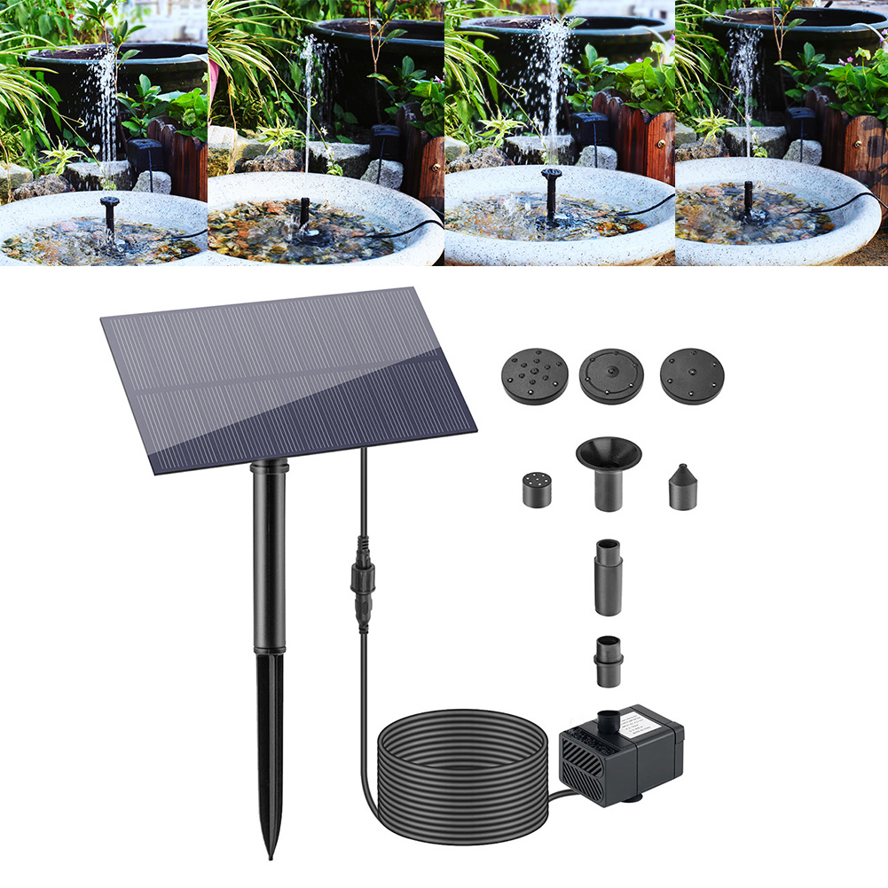 5 واط 5 فولت نافورة الماء حديق - مراجعة Outdoor Power Stake وسعره