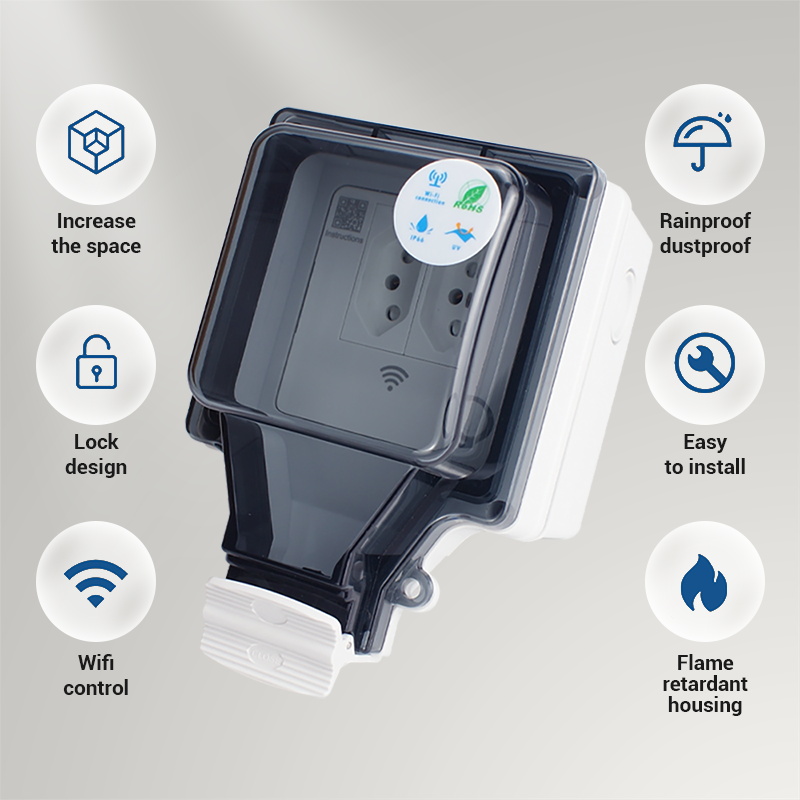 Avoir Tuya Wifi الذكية المقبس  - مراجعة Outdoor Power Outlet Not Working وسعره