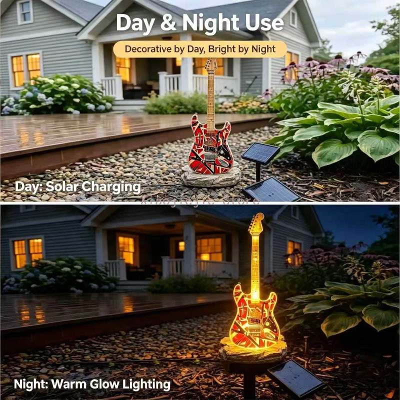 مصباح زينة ليلي خارجي يعمل بال - مراجعة Outdoor Power Stake وسعره