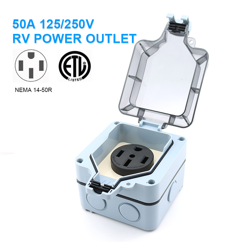 صندوق مأخذ كهربائي خارجي مقاوم - مراجعة Outdoor Power Box Cover وسعره