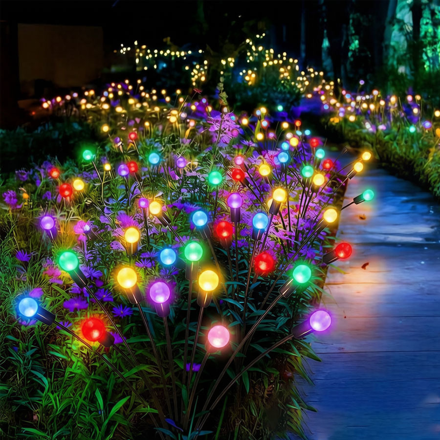 أضواء حديقة شمسية LED مقاومة ل - مراجعة Outdoor Power Stake وسعره