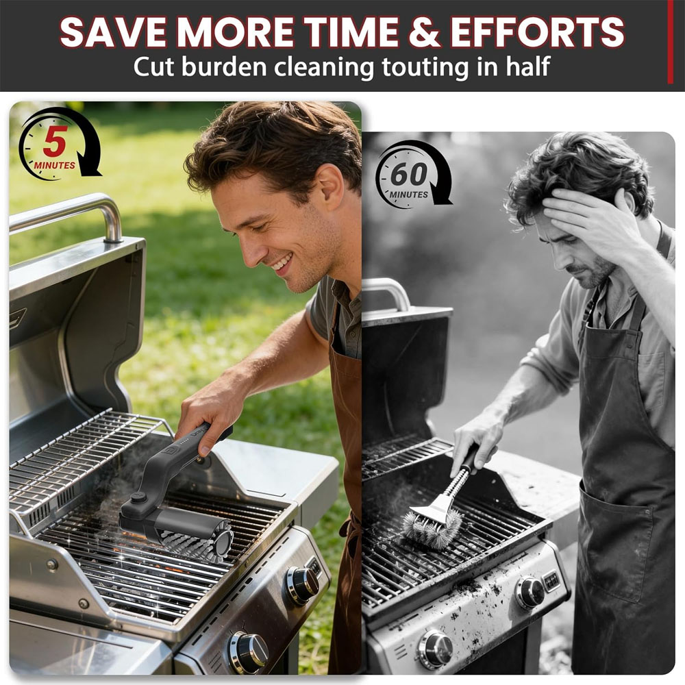 فرشاة شواء كهربائية قابلة لإعا - مراجعة Outdoor Power Grill وسعره