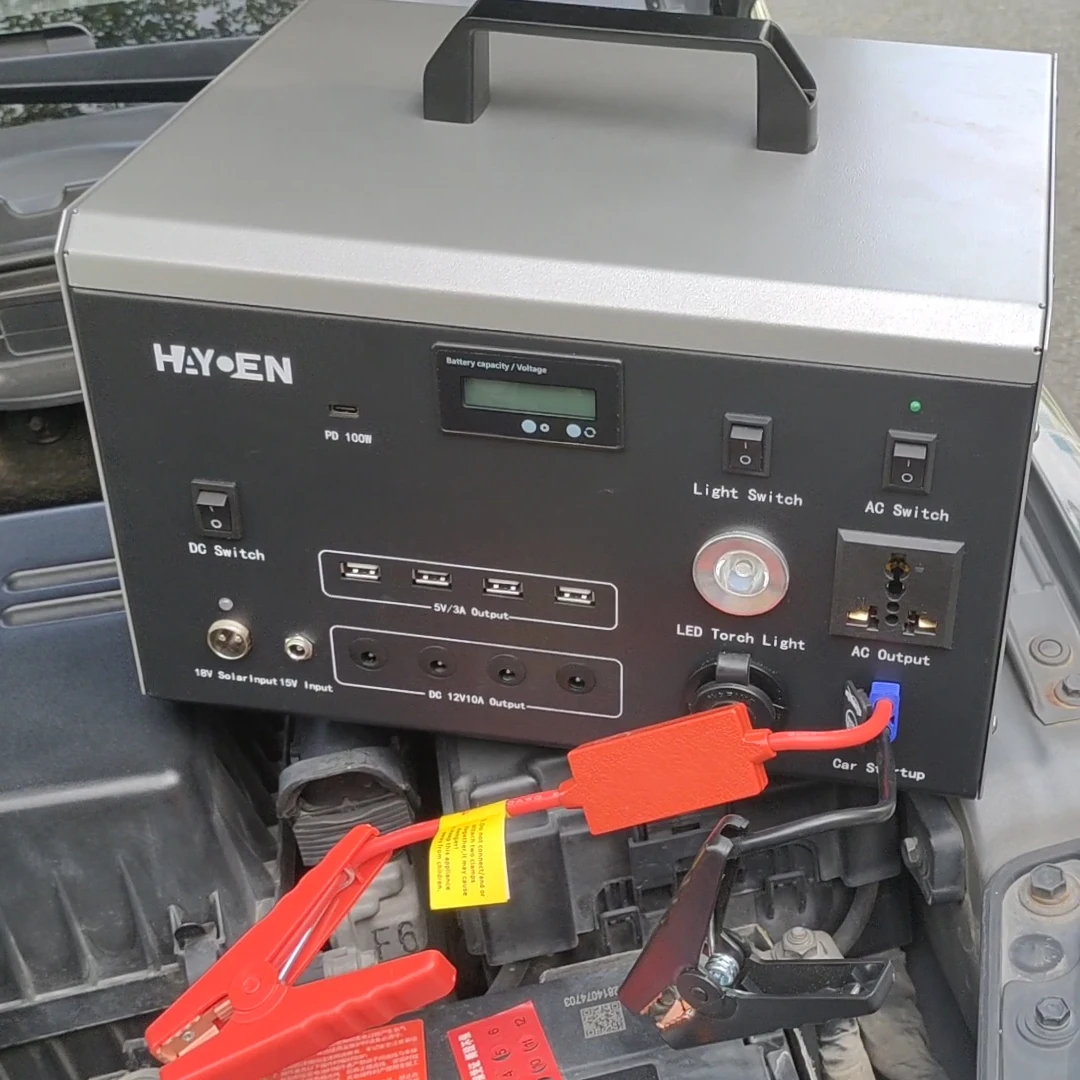 HAYOEN نظام الطاقة الشمسية 600 - مراجعة Outdoor Power Tool Storage وسعره