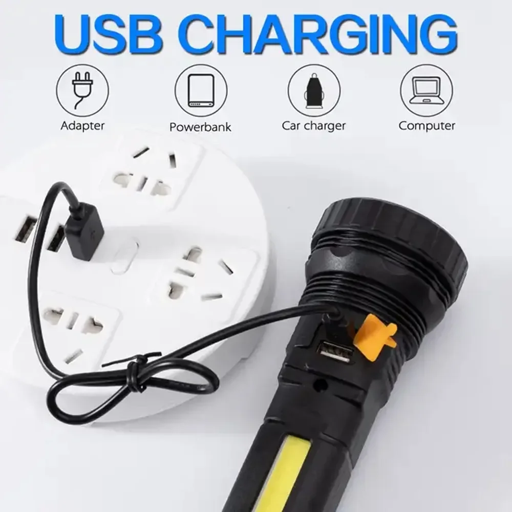 مصباح يدوي LED شمسي متعدد الوظ - مراجعة Outdoor Power Lights وسعره